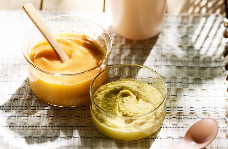 Cantaloupe and Mango Baby Food