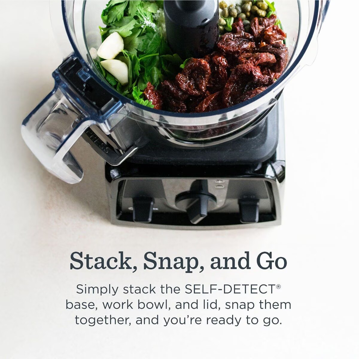 12-Cup Food Processor Attachment with SELF-DETECT®